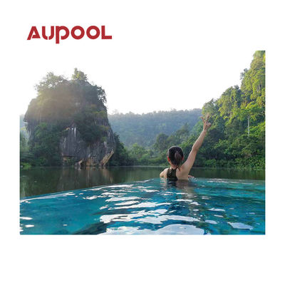 Painel acrílico de plástico durável de espessura de poço transparente fundido Pmma para piscina