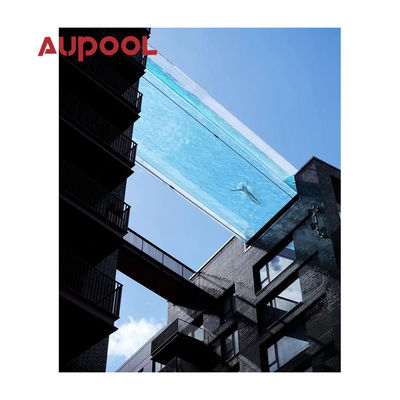Painel acrílico de plástico durável de espessura de poço transparente fundido Pmma para piscina