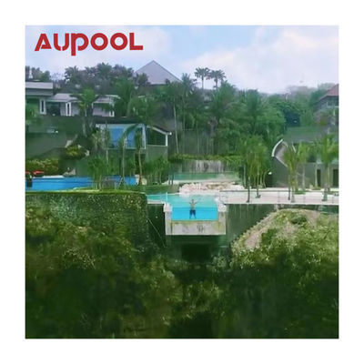 Painel acrílico de plástico durável de espessura de poço transparente fundido Pmma para piscina