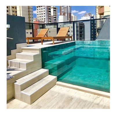 Painéis transparentes de vidro acrílico para piscinas em hotéis ginásios escolas e sanatórios