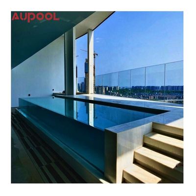 30-950mm espessura personalizada grande acima do chão estrutura de aço piscina para hotel