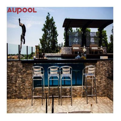 30-950mm espessura personalizada grande acima do chão estrutura de aço piscina para hotel