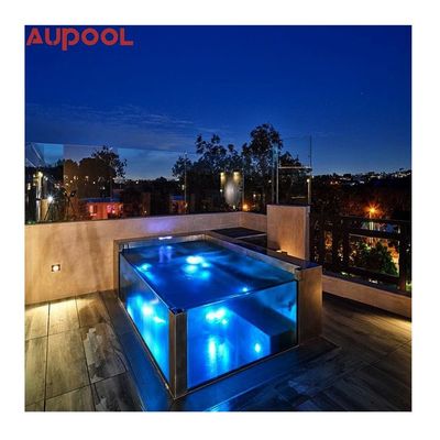 Casa pré-fabricada de luxo com piscina mobiliada e design personalizável