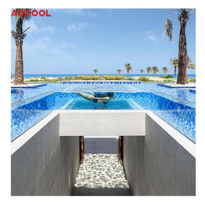 Piscina acrílica de alta diafanalidade personalizada para spa e piscinas termostáticas