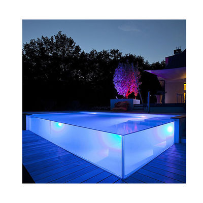 AUPOOL Fibra de vidro Cocktail Conchas de piscina para alta transmissão de luz 93% Piscinas modulares