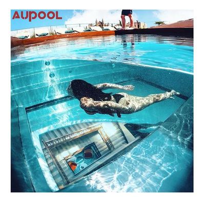 Formação interna e externa Estrutura de aço móvel Piscinas duráveis Tamanho personalizado
