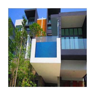 Superior Infinite Pool Estrutura de aço Prefabricado empilhados Pools Braced Design exclusivo