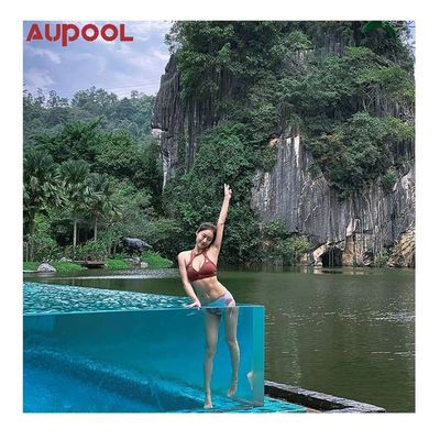 Superior Infinite Pool Estrutura de aço Prefabricado empilhados Pools Braced Design exclusivo