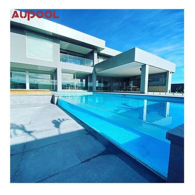 Instalação fácil Piscina Modular Prefabricada Parede Janela Piscina Acrílica para Design Moderno