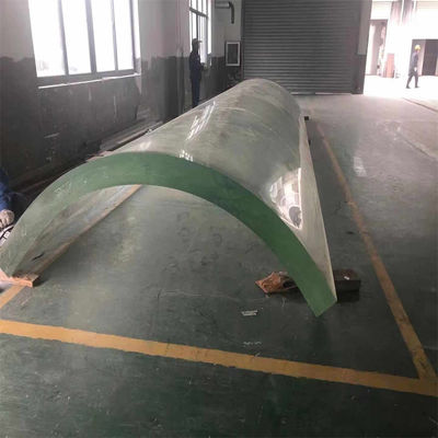 Pedido do cliente folha de acrílico de plexiglás para casa de praia aconchegante piscina exterior