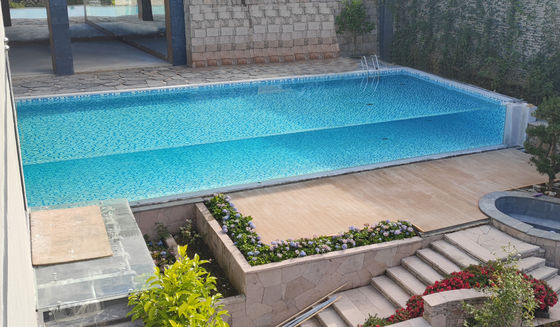 Piscina acrílica de quadro para tamanho personalizado em edifícios comerciais e residenciais