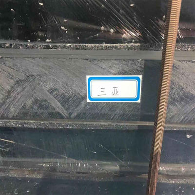Venda direta de folha acrílica de aquário de peixe retangular personalizada para piscina interna
