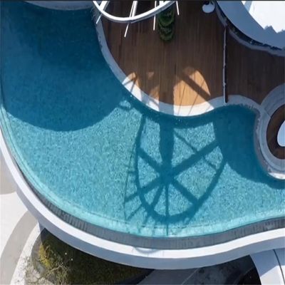 Placa de plástico acrílico transparente acessível para piscina familiar