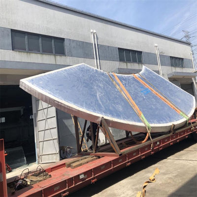Placa de plástico acrílico transparente acessível para piscina familiar