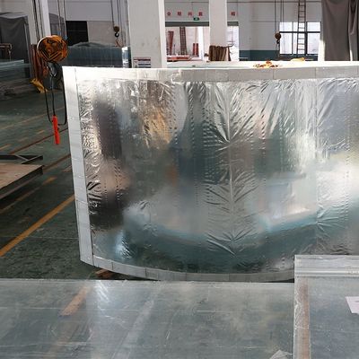 Construção Acrílica Aupool Outdoor Infinitivo contra corrente piscina com janela clara