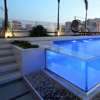Piscina Superior para Famílias Piscinas Acrílicas acima do solo para entretenimento ao ar livre