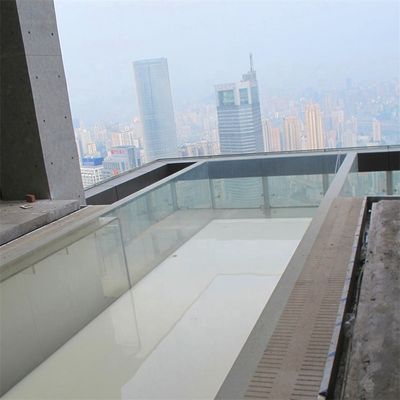 Piscina familiar durável AUPOOL Piscina exterior de design moderno de acrílico transparente