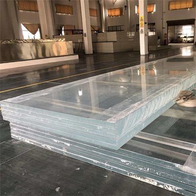Piscina familiar durável AUPOOL Piscina exterior de design moderno de acrílico transparente