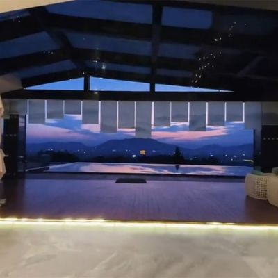 Demandas do cliente piscina acrílica para Aupool Outdoor Homestay transparente claro
