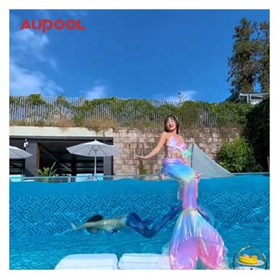 Acessórios de bomba de ar, incluindo piscina de vidro grosso com alta transmissão de luz