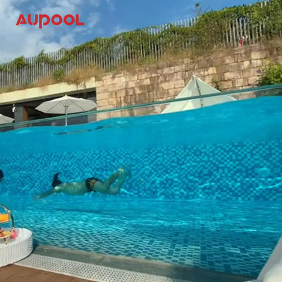 Piscinas Piscina exterior Vidro espesso Transparente Folha de plástico Acrílico Piscina