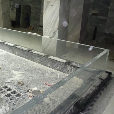Piscina exterior de fibra de vidro Densidade 1,19-1,20 kg/cm3 Alta transmissão de luz 93%