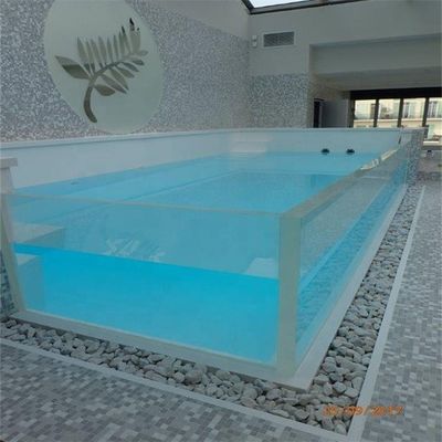 Piscina exterior de fibra de vidro Densidade 1,19-1,20 kg/cm3 Alta transmissão de luz 93%