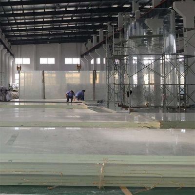 Piscina exterior de fibra de vidro Densidade 1,19-1,20 kg/cm3 Alta transmissão de luz 93%