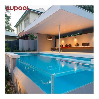 Janela de piscina acrílica por OEM para luxo de fora de papel PMMA fundido