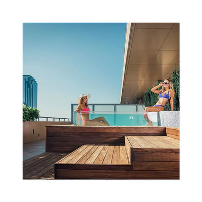 Janela de piscina acrílica por OEM para luxo de fora de papel PMMA fundido