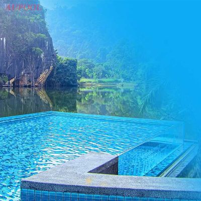 Hotel Piscina Suspensa Janela de Acrílico Totalmente Transparente com Multidirecional