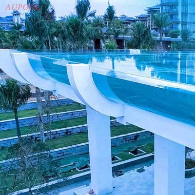 Hotel Piscina Suspensa Janela de Acrílico Totalmente Transparente com Multidirecional