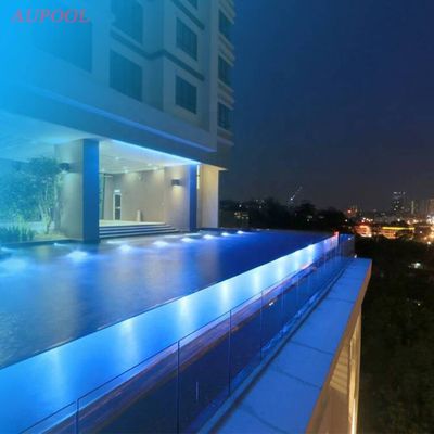 Hotel Piscina Suspensa Janela de Acrílico Totalmente Transparente com Multidirecional