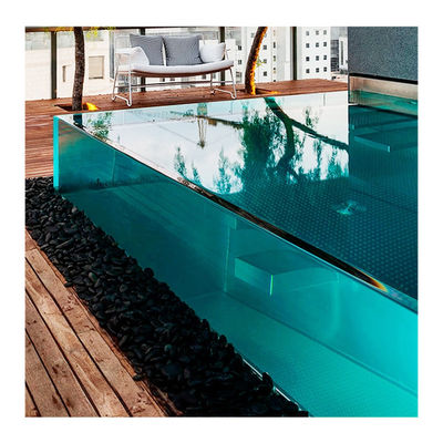 Folha de acrílico transparente e transparente para piscina acrílica