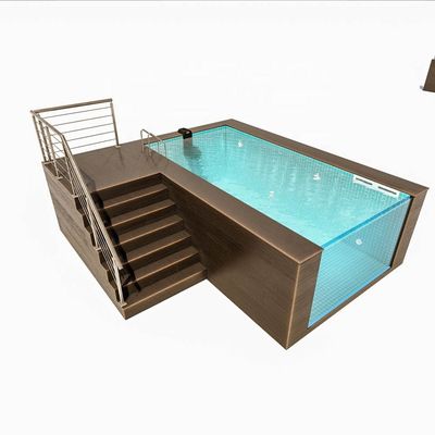 Folha de acrílico transparente e transparente para piscina acrílica