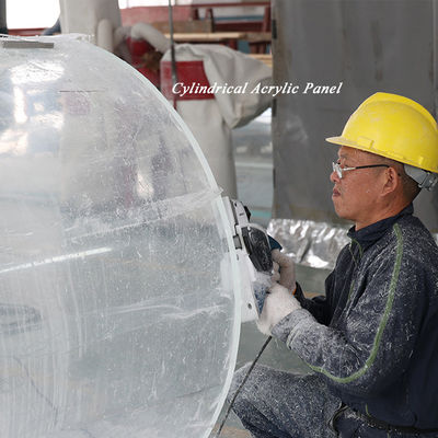 Lucite 30mm 950mm espessura vidro acrílico fundido transparente telhado painéis de janela para piscina villa
