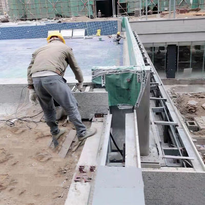 Material de construção Piscina de plástico transparente de plexiglás para natação ao ar livre